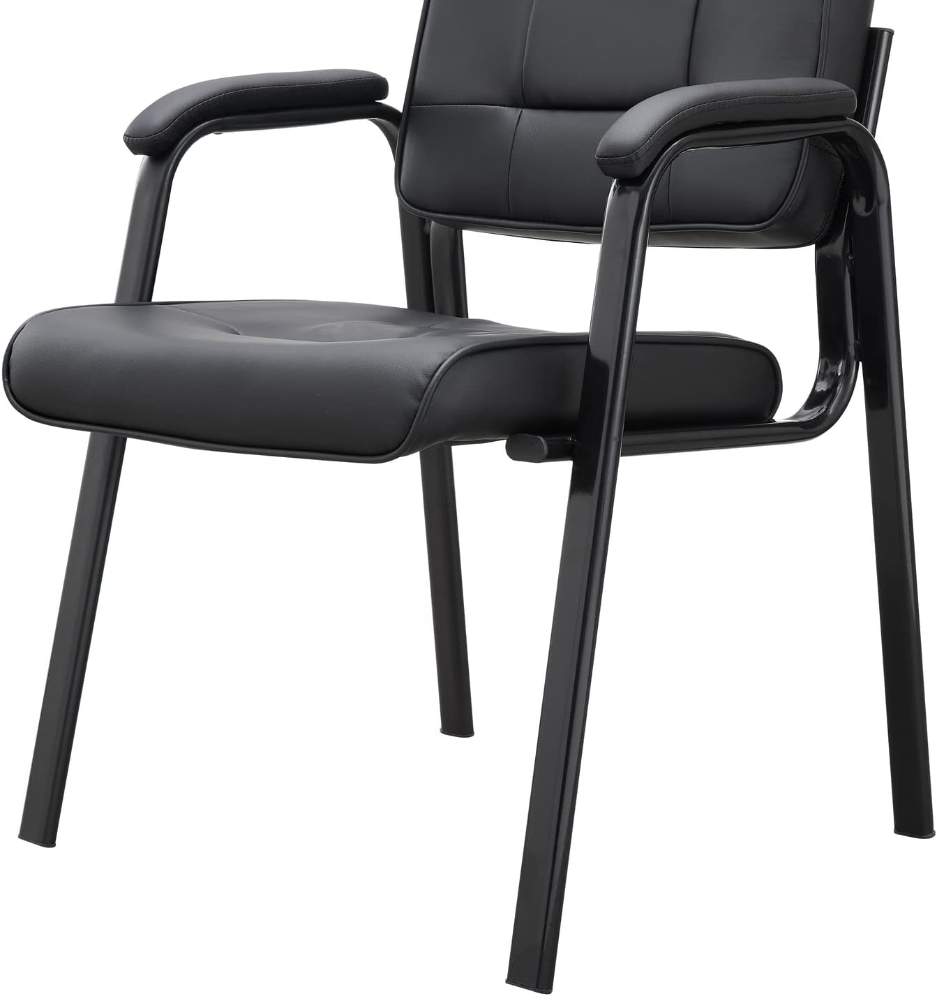 Naomi Home Silla de Oficina – Silla de Oficina – Silla de Oficina – Piel sintética, color negro
