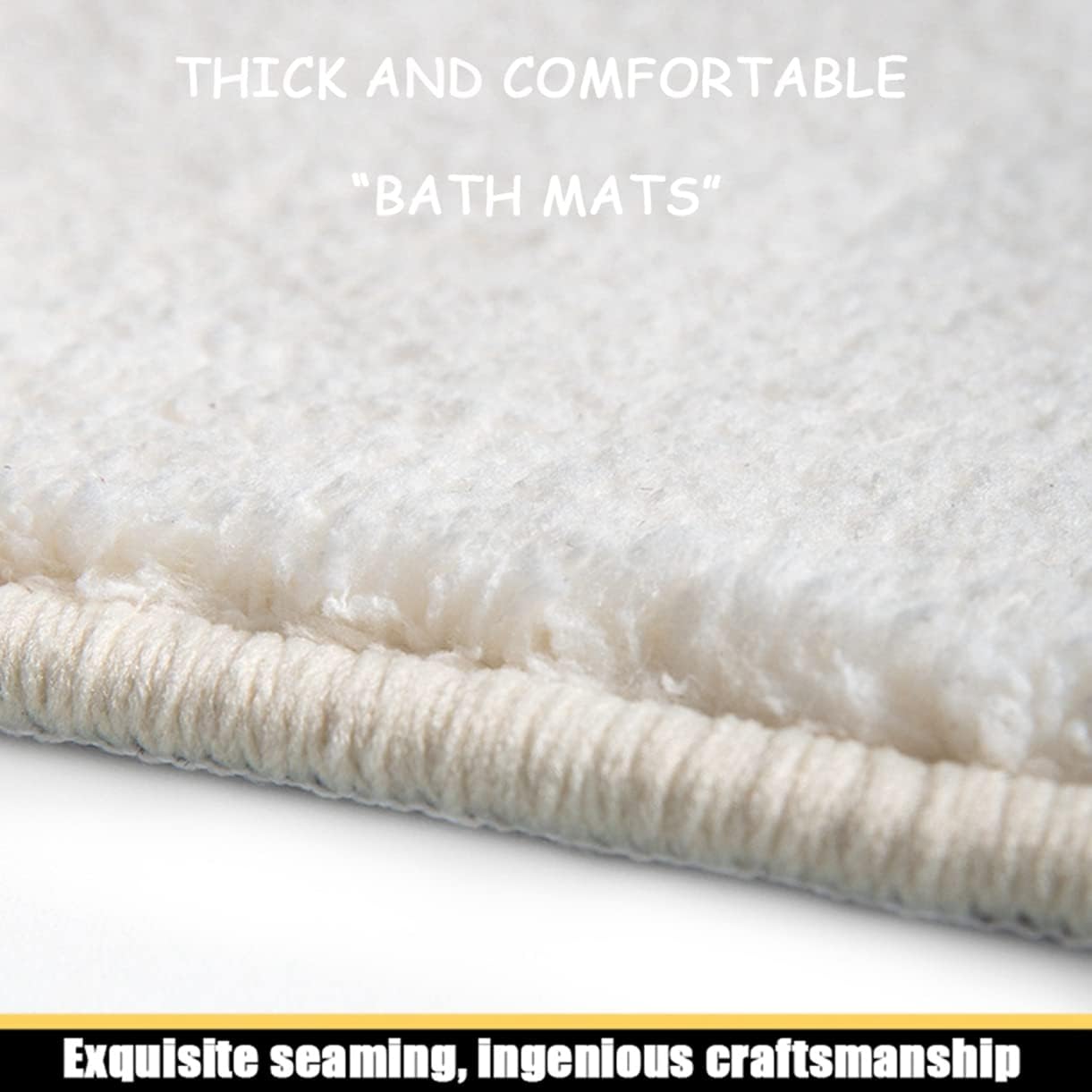 Tapetes de baño ultra suaves y acogedores de dibujos animados, tapete de baño para sala de estar, tapete de baño antideslizante para puerta de