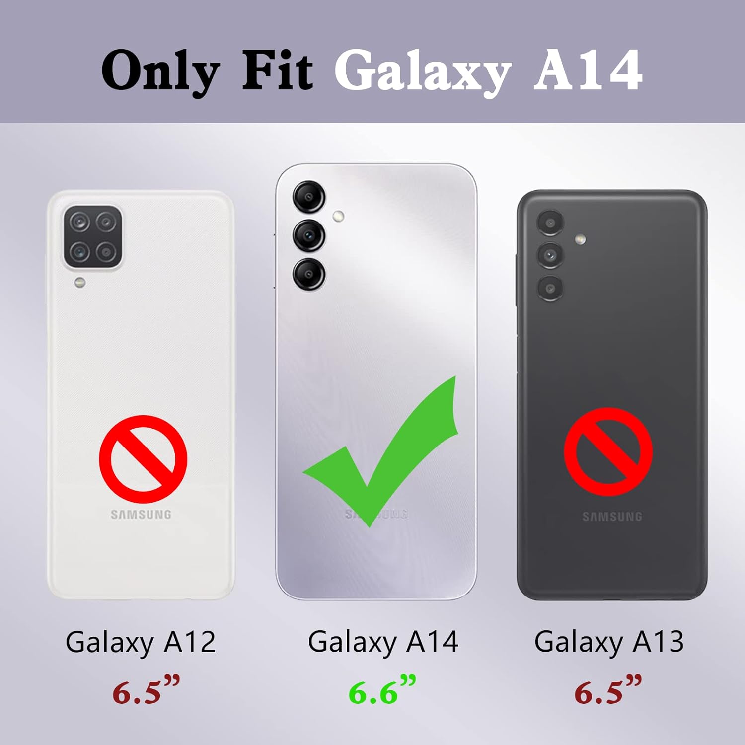 Funda para A14 0.18 oz, Galaxy A14 0.18 oz Funda para teléfono para mujer, galvanoplastia, de lujo, estética, moderna, bonita, con protección de TPU