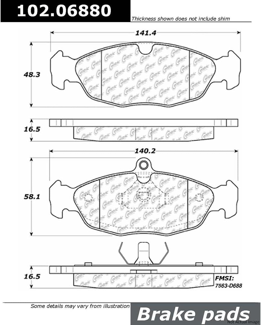 Front Brake Pads and Rotors Brake Disc Rotors Metallic Pads Fits Chevy 1994-2010 Fits Chevy Monza 2003