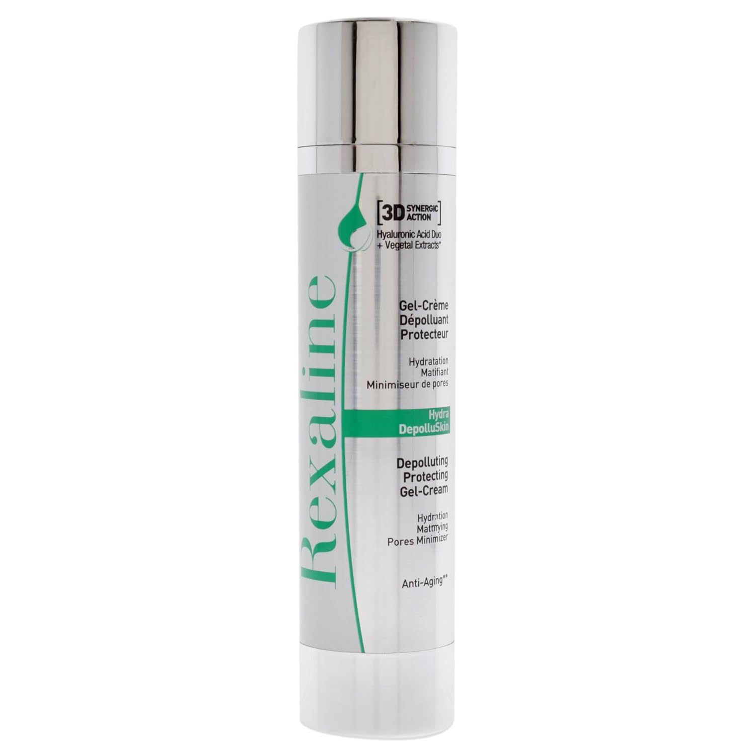 Rexaline Hydra Depolluskin Crema de gel protectora descontaminante, 1.69 onzas líquidas