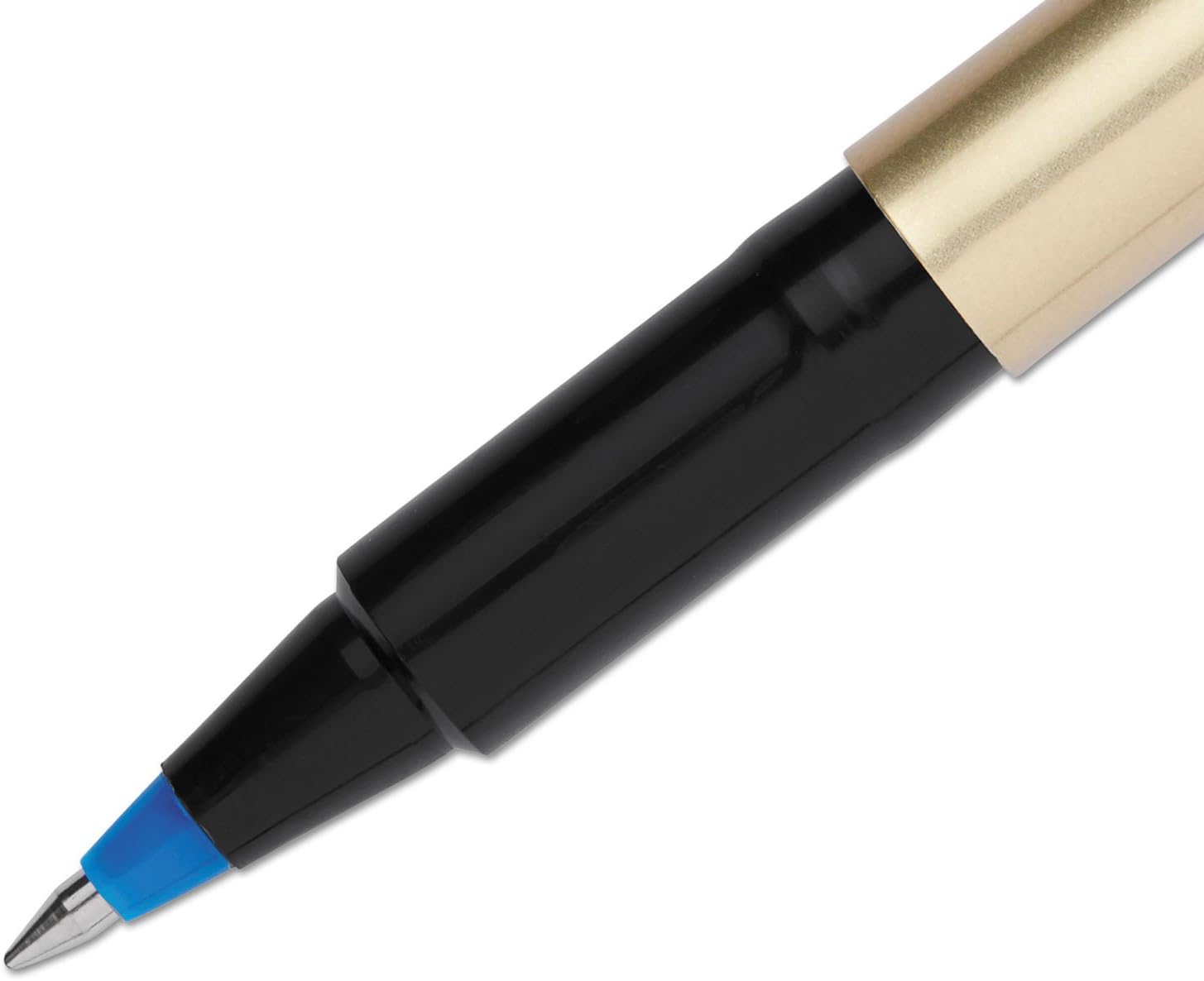 uni-ball 60053 Deluxe Roller Ball Stick Impermeable Pluma Tinta Azul Docena Fina