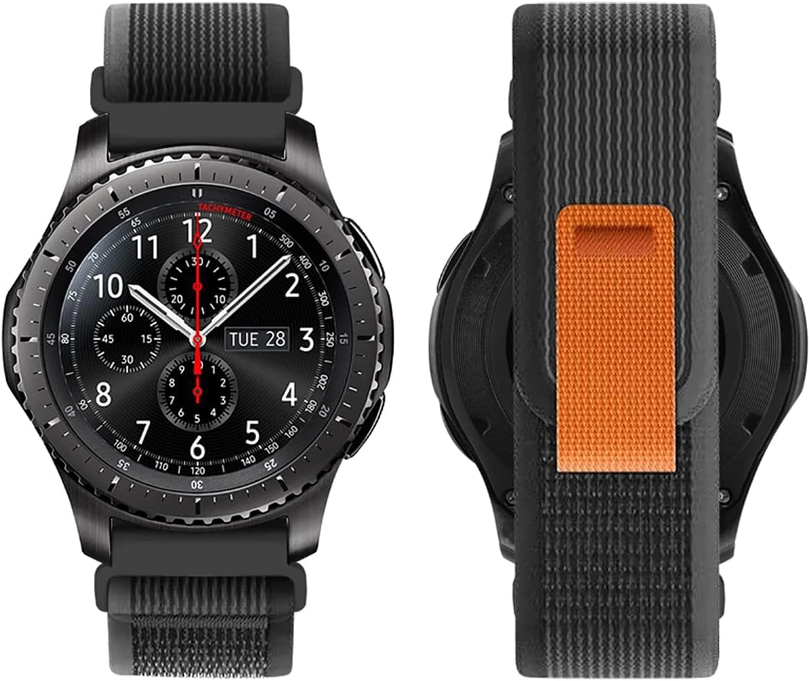 MroTech Trail Loop – Correa deportiva de nailon ajustable de 0.86 pulgadas, compatible con Samsung Galaxy Watch de 1.81 pulgadas, Galaxy Watch 3 de