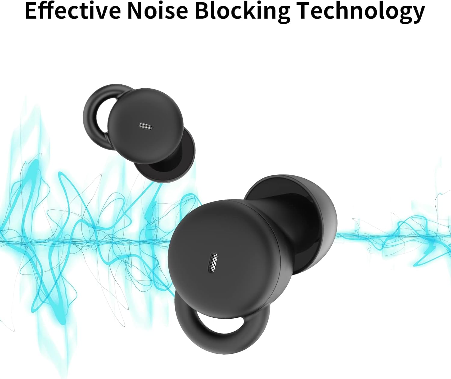 Auriculares para dormir con micrófono TWS Bluetooth para dormir, IPX6, impermeables, bloquean el ruido, ligeros, cómodos y pequeños auriculares