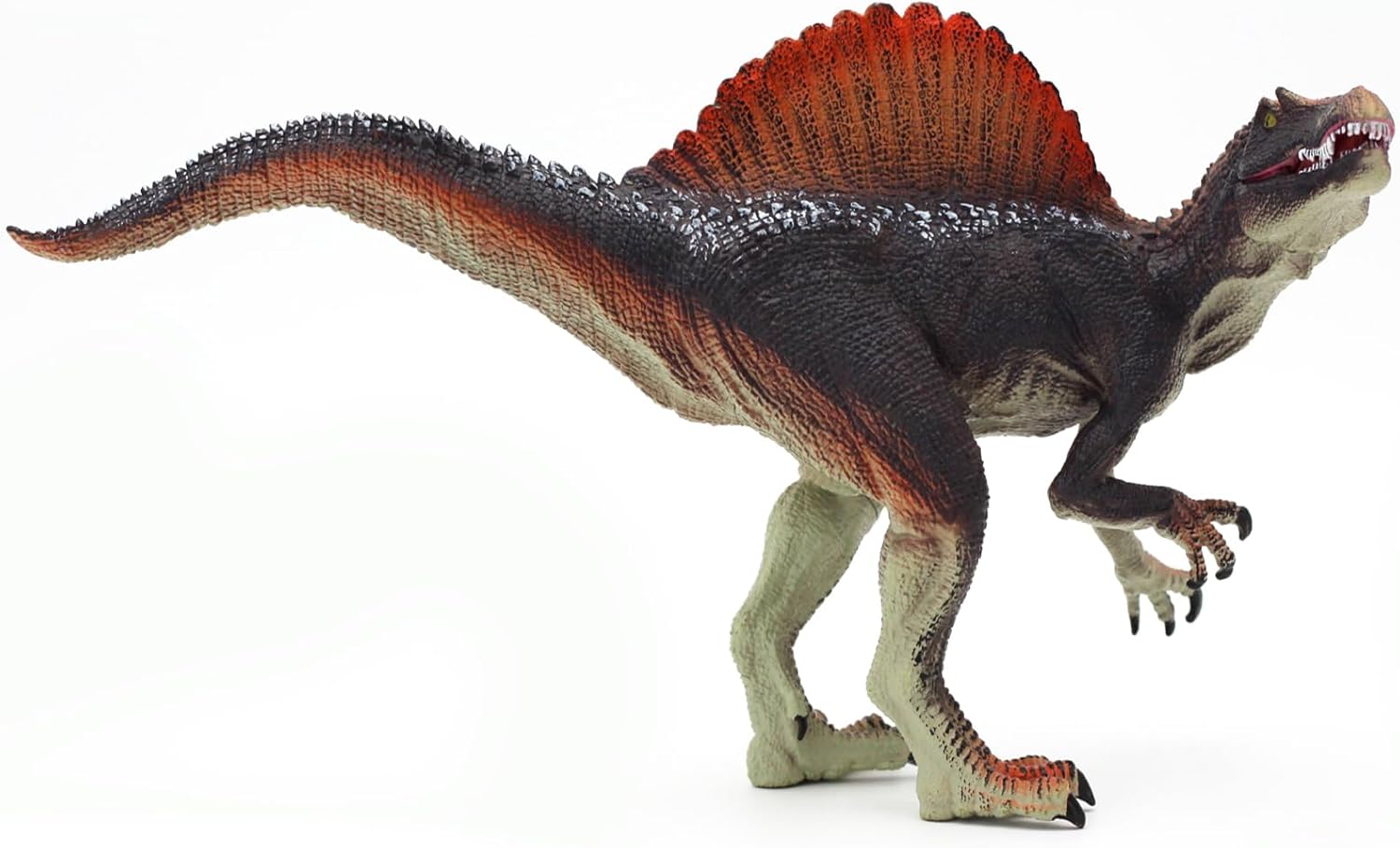 Gemini&Genius Figuras de acción de dinosaurio de Spinosaurus con mandíbula movible para cumpleaños de niños, suministros de fiesta para niños y