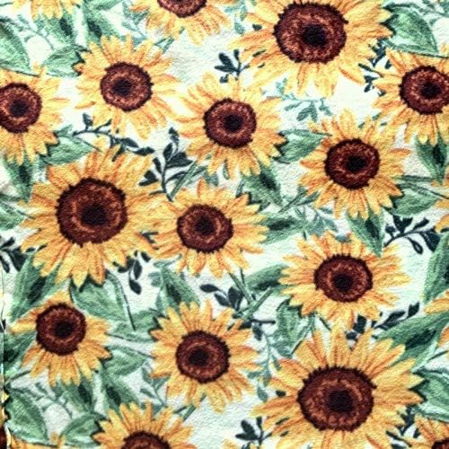 The Yard – Tela de forro polar prémium antibolitas de girasoles