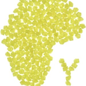 200 piedras brillantes de tamaño mini con forma de diamante que brillan en la oscuridad, piedras decorativas para jardín, maceta, pecera, pecera, 200 piedras brillantes de tamaño mini con forma de diamante que brillan en la oscuridad, piedras decorativas para jardín, maceta, pecera, pecera,