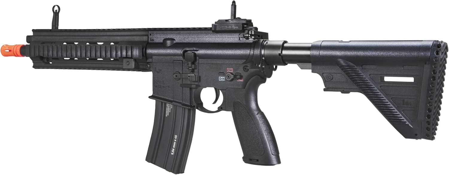 Heckler & Koch HK416 A5 Comp AEG – Pistola de aire comprimido BB de 0.236 in, negro, multicolor, tamaño único