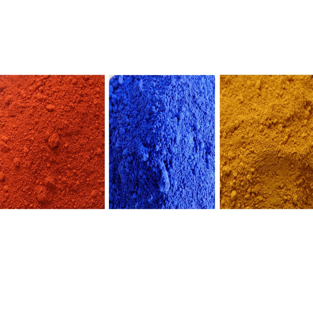 En varios colores óxido de hierro Polvo de óxido de hierro amarillo grado cosmético para cosméticos y jabón – 1.76 oz