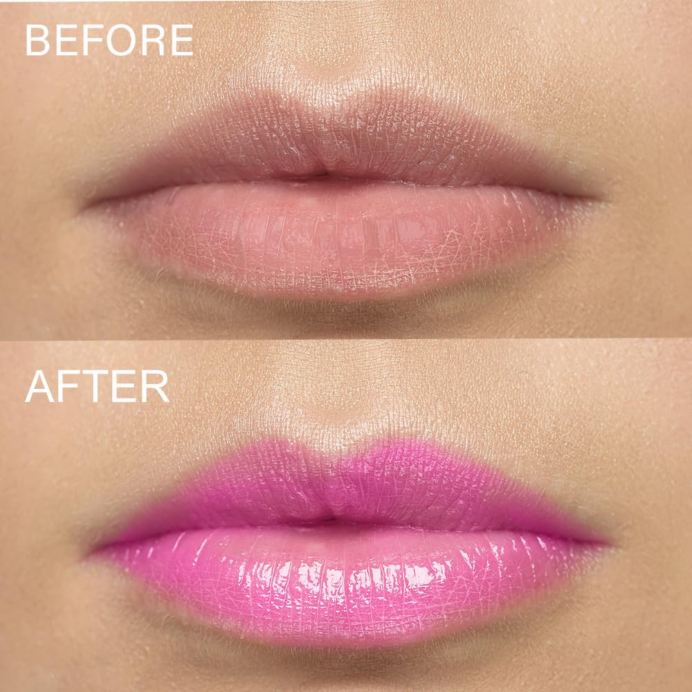 Baseblue Cosmetics Polar Bear Transforming, bálsamo labial con pH de menta fresca, lápiz labial que cambia de color y bálsamo labial tintado,