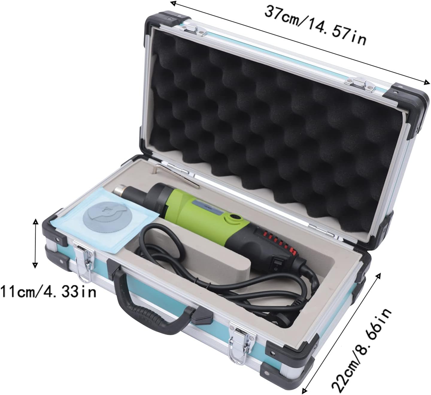 Cortador de yeso eléctrico médico sierra, 110 V, 12500 rpmmin, sierra de yeso eléctrico médico con 3 sierras para clínica de hospital, verde