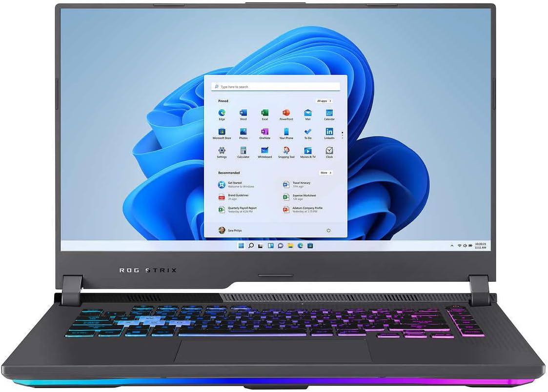 ASUS ROG Strix 15.6″ 144Hz FHD (1920×1080) IPS Gaming Laptop 2023  AMD Ryzen 7 4800H 8-Core  NVIDIA GeForce RTX 3060 6GB GDDR6  Teclado