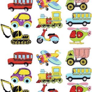 TEHAUX 50 botones de madera, botones decorativos de dibujos animados, lindos botones en forma de automóvil, camión, avión, barco, botones de costura TEHAUX 50 botones de madera, botones decorativos de dibujos animados, lindos botones en forma de automóvil, camión, avión, barco, botones de costura
