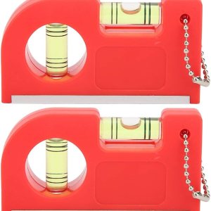 2 niveladores magnéticos, herramienta de medición de nivel horizontal para el hogar al aire libre, para oficios de construcción, albañilería, 2 niveladores magnéticos, herramienta de medición de nivel horizontal para el hogar al aire libre, para oficios de construcción, albañilería,