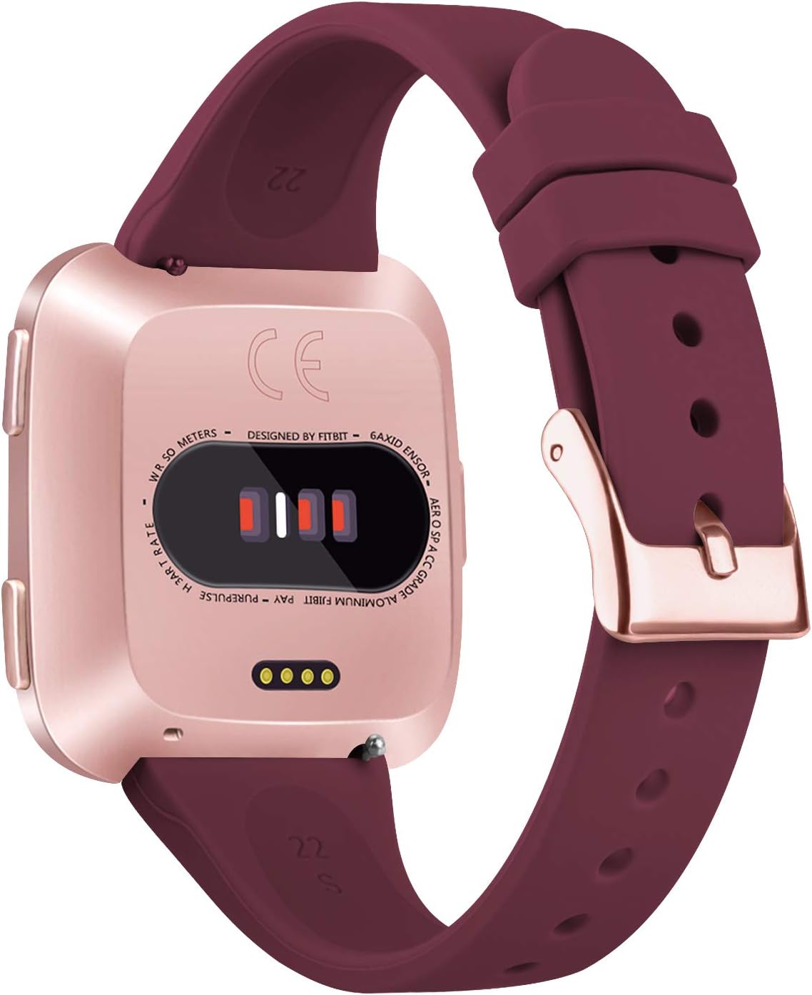 Tobfit Pack 3 bandas delgadas compatibles con Fitbit Versa 2 BandsFitbit VersaFitbit Versa LiteSE, pulsera de repuesto de silicona para hombres y