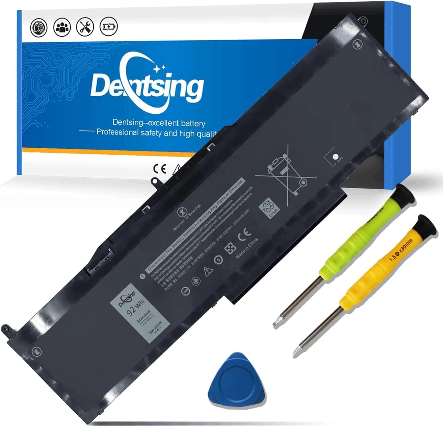 Dentsing VG93N – Batería para portátil compatible con Dell Precision 15 3520 3530 E5580 E5590 5591 Series Notebook VG93N 0VG93N WFWKK 0WFWKK Batería