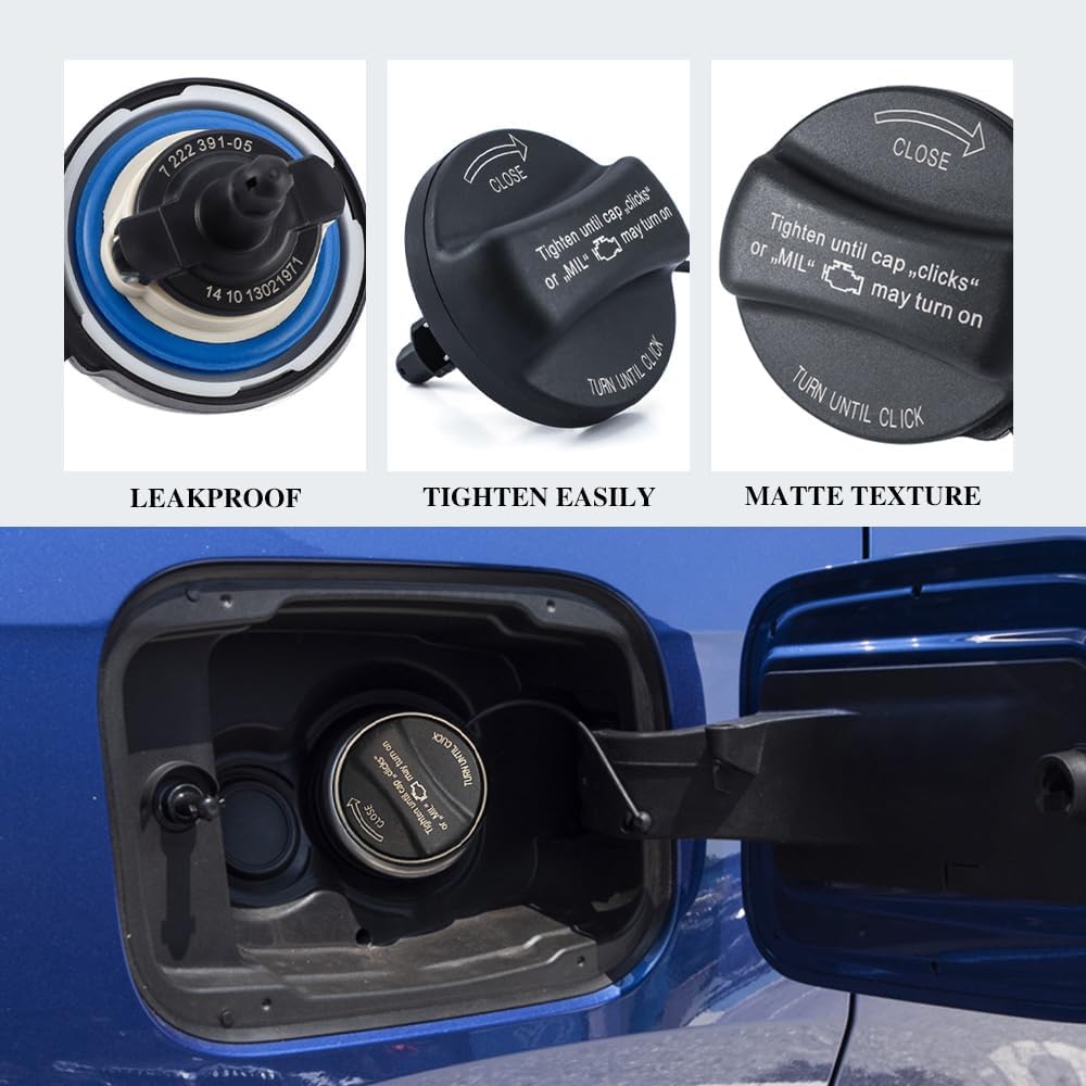 Tapa de gasolina para depósito de combustible, tapa de llenado de combustible, accesorios exteriores compatibles con BMW E39 E46 E60 E90 E92-128i