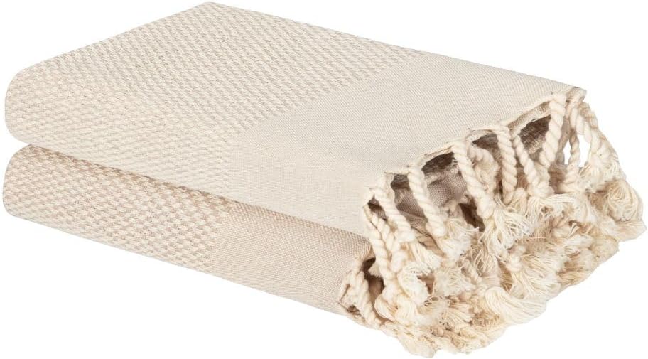 Juego de toallas de mano turcas para baño (18 x 40), toalla de mano decorativa para cocina, 100% algodón turco, a prueba de arena, toallas bohemias