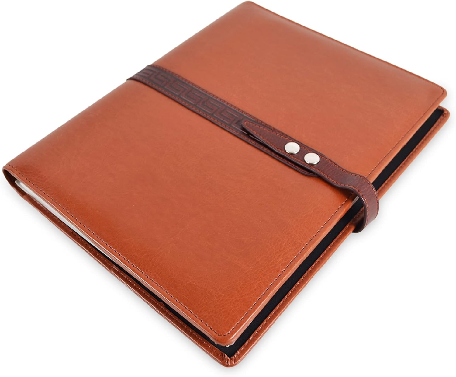 Agenda de oficina de lujo para hombres y mujeres, 288 páginas, planificador de papel grueso de 3.17 ozm, diario de escritura de cuero vegano, diario
