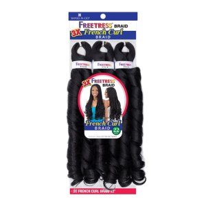 FREETRESS BRAIDS 3 trenzas rizadas francesas de 22 pulgadas (paquete de 3, 2) FREETRESS BRAIDS 3 trenzas rizadas francesas de 22 pulgadas (paquete de 3, 2)