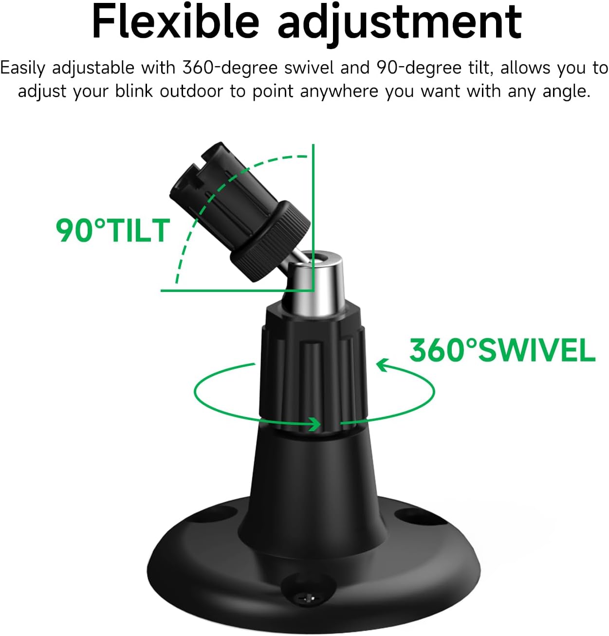 Soporte de pared para cámara Blink Outdoor 4, soporte de pared ajustable de 360 para Blink al aire libre e interior, Blink XT  XT2, sistema de
