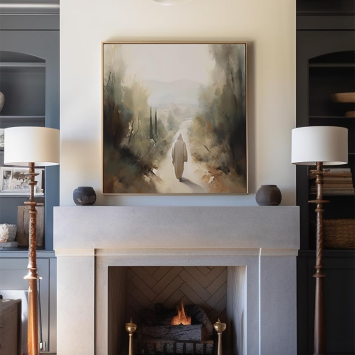 Madelynn Ave Impresión artística de giclée Jesucristo de grado museo, obra de arte para dormitorio, decoración de pared, sala de estar y decoración