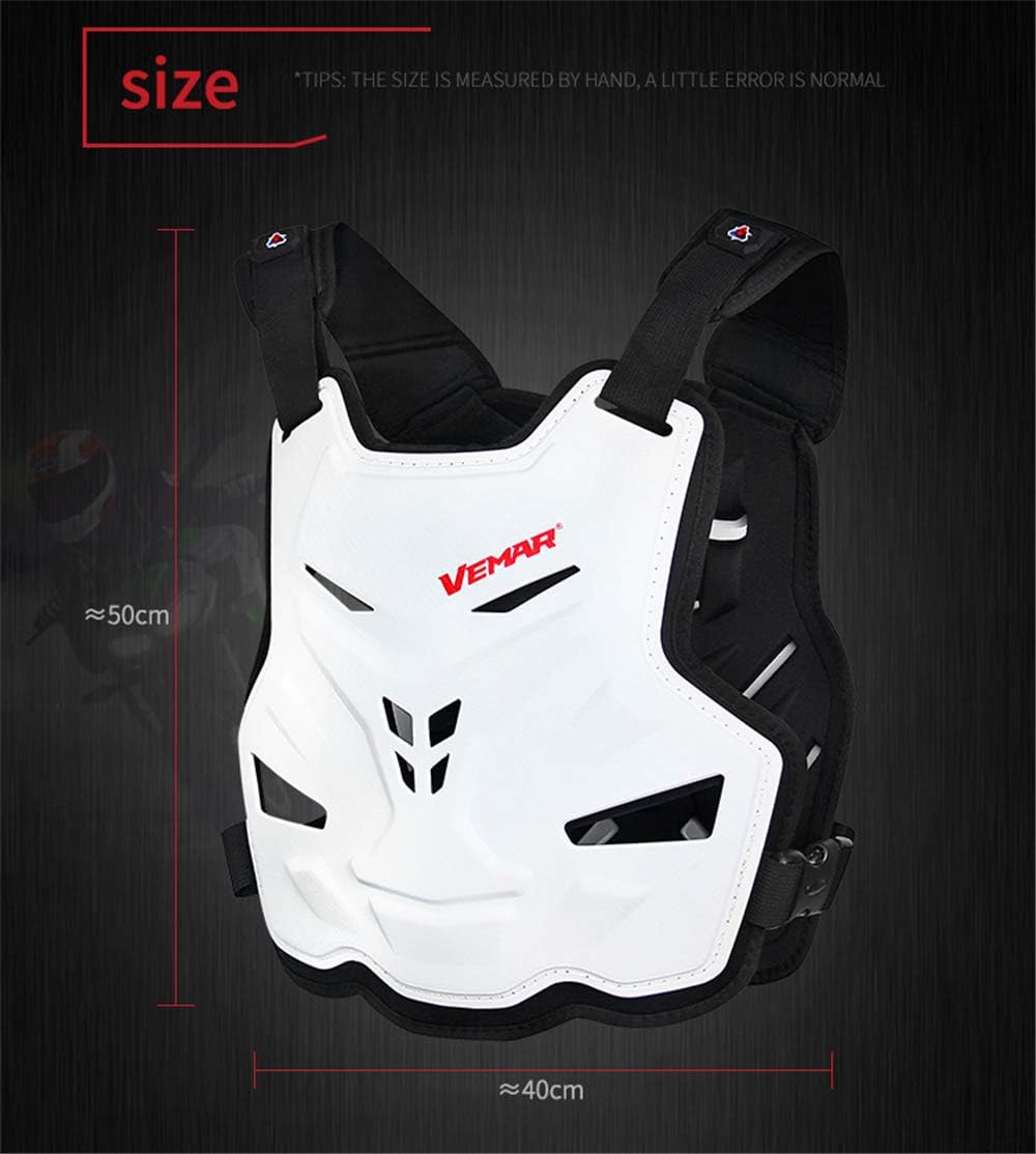 DUHAN Chaleco de armadura para motocicleta, protección de motocicleta, protector de espalda, chaleco de carreras de motocross, equipo de protección