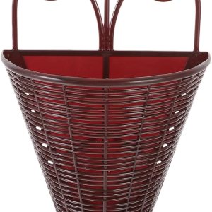 Cesta 5 piezas de ratán colgante de mimbre para macetas colgantes en forma de cono, maceta colgante de mimbre, maceta de pared para pájaros para Cesta 5 piezas de ratán colgante de mimbre para macetas colgantes en forma de cono, maceta colgante de mimbre, maceta de pared para pájaros para