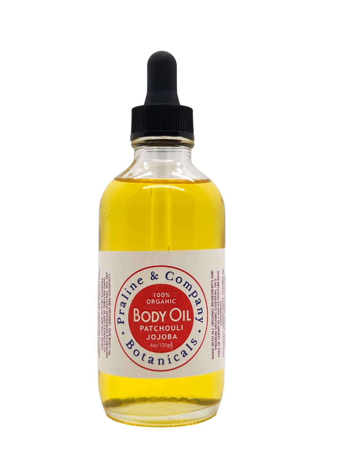 Patchouli Jojoba Body Oil for Deep Relaxation and Wellness – Moisturize Your Skin – 100% Organic & Natural – Handmade with Coconut Oil, Jojoba Oil,