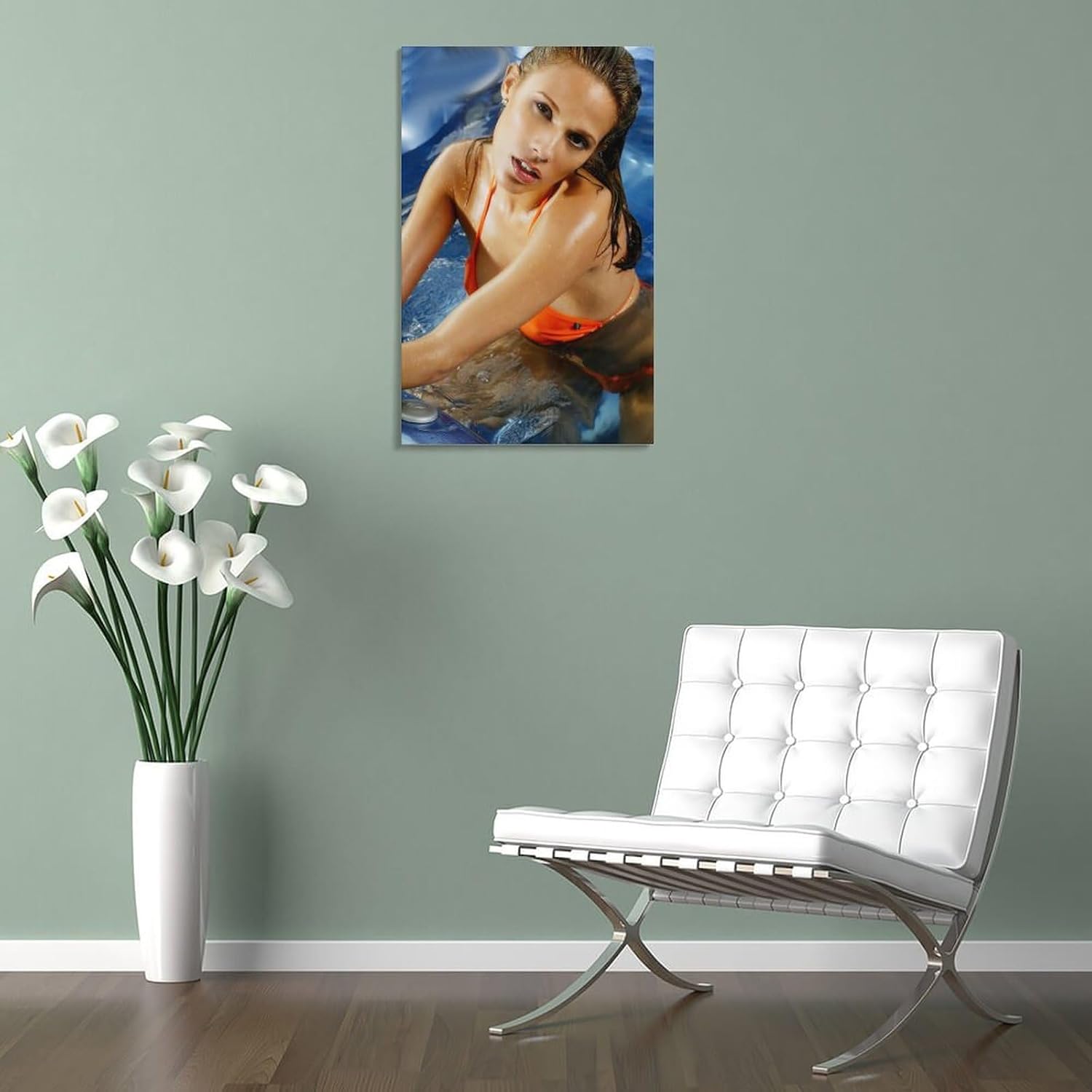 Póster de Bonnie-Jill Laflin, modelo caliente y sexy, impresión artística de pared, pintura fotográfica, cuadro colgante, decoración de dormitorio