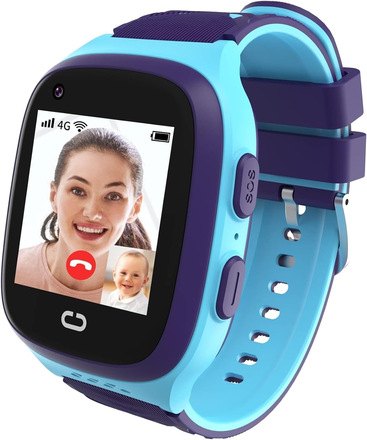 Reloj inteligente para niños, relojes inteligentes para niñas, con pantalla táctil HD, 16 juegos, reproductor de música, cámara, reloj despertador,