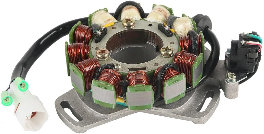 TCT-MOTORPARTS Bobina del estator de la ignición del magneto del rotor del volante cabida para Yamaha Banshee 350 1995-2006