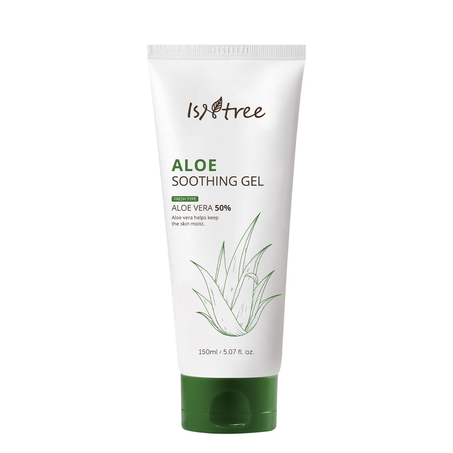 IsNtree Gel calmante ALOE, FRESH 5.07Fl Oz Aloe Vera Humectante  Cosméticos Coreanos