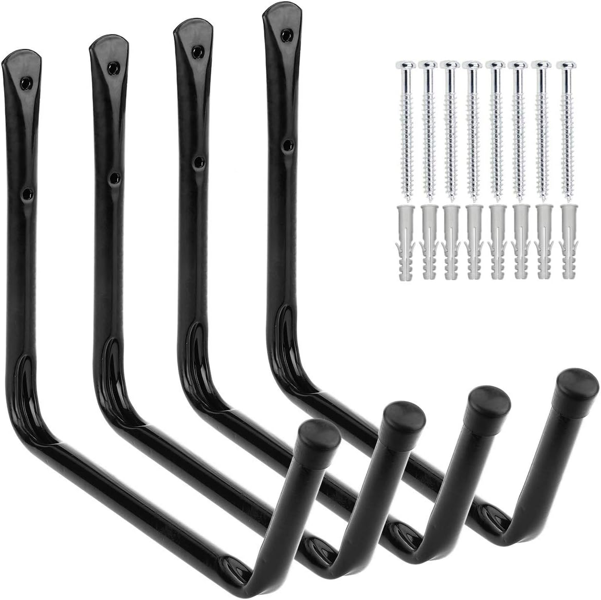 Estante de almacenamiento para kayak, perchas de garaje resistentes, ganchos para colgar en la pared o en el muelle para canoa, tabla de remo, tabla