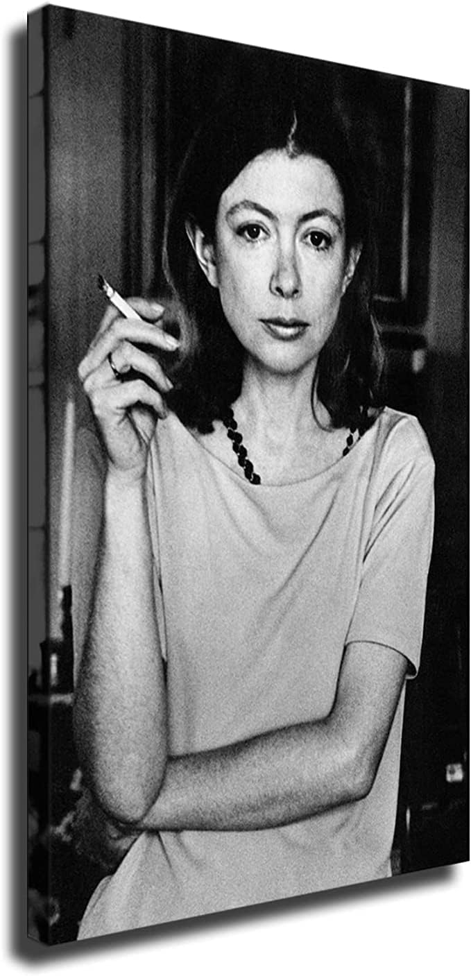 Joan Didion – Póster retro para pared de sala de estar, arte de pared, pintura para dormitorio, baño, impresiones en lienzo, imagen, hogar, oficina