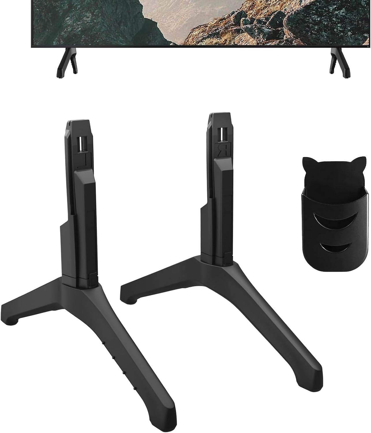 Soporte base de TV para patas de TV Samsung, repuesto para Samsung 50 55 58 pulgadas LED TV-UN50TU7000 UN55TU7000 UN58TU7000 UN58TU7000FXZA