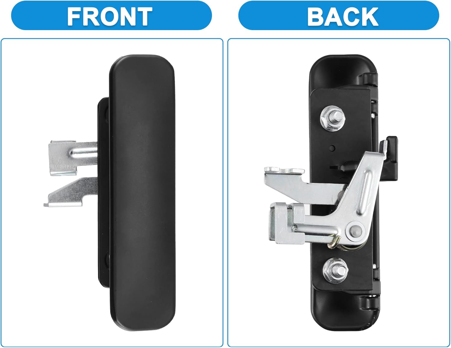 X AUTOHAUX Manija de puerta exterior exterior de carga trasera para Ford E150 E250 E350 E450 E550 Econoline Van 6C2Z15434A20A manija de puerta