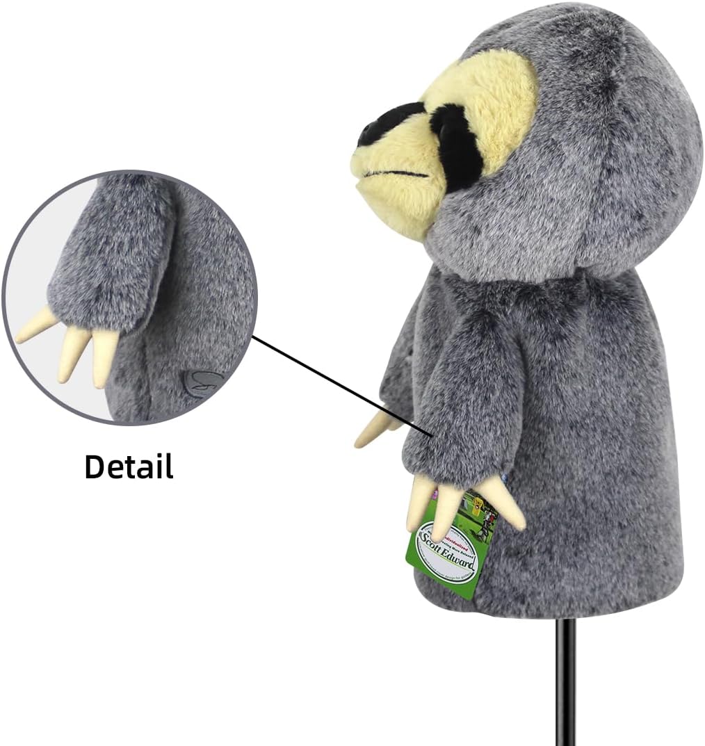 Scott Edward Animal Zoo – Fundas de madera para conductor de golf, para conductores y Fairway, perros encantadores, divertidas y funcionales