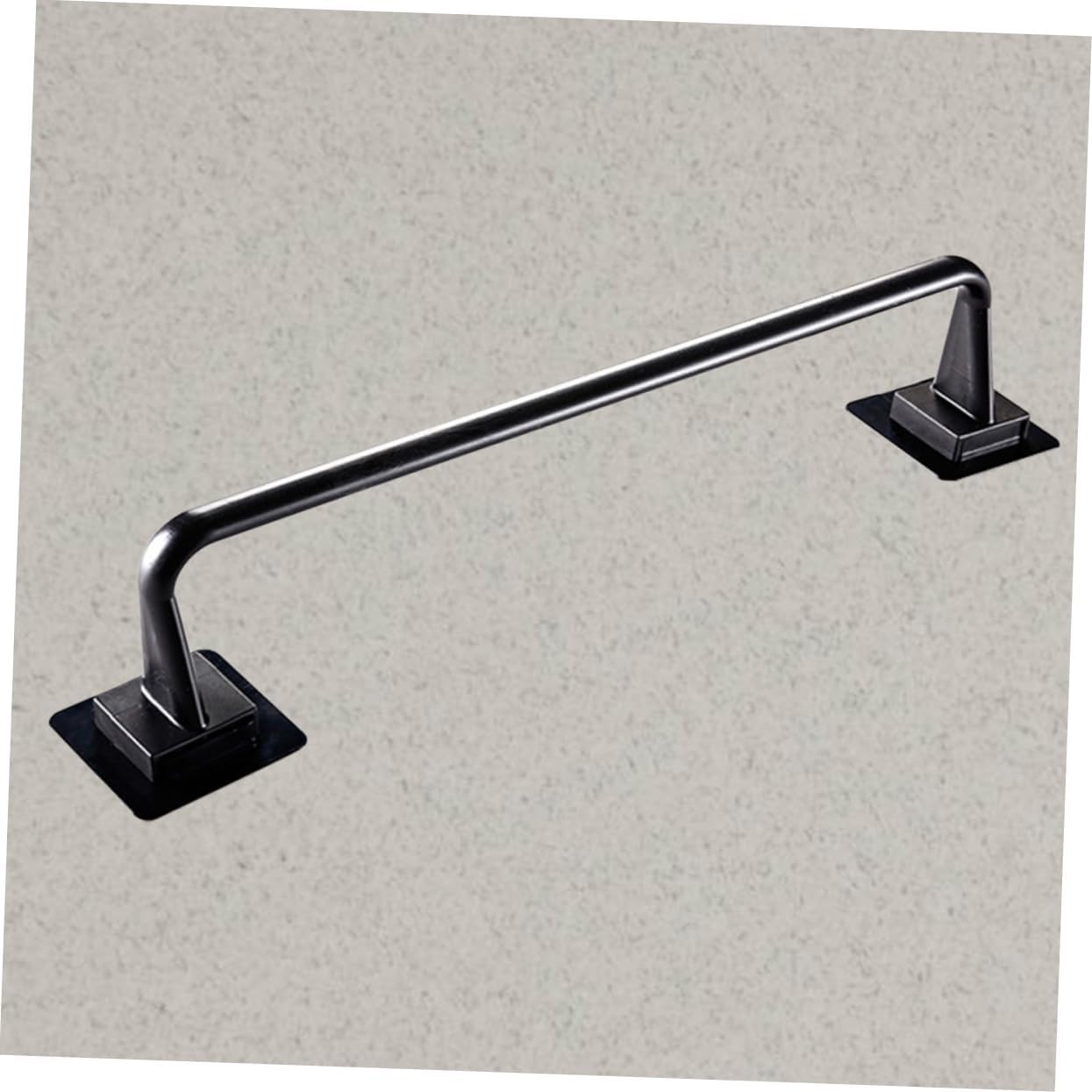 DOITOOL Toallero negro para toallas de baño, soporte para tapa de cacerola, toallero para bar, organizador de toallas sin dejar rastro, toallero de