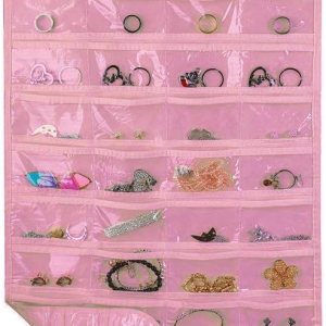 Organizador colgante para guardar joyas y accesorios, con 80bolsillos para guardar joyas Organizador colgante para guardar joyas y accesorios, con 80bolsillos para guardar joyas