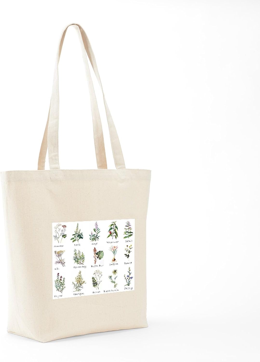CafePress Bolsa de asas de lona natural, bolsa de compras de tela