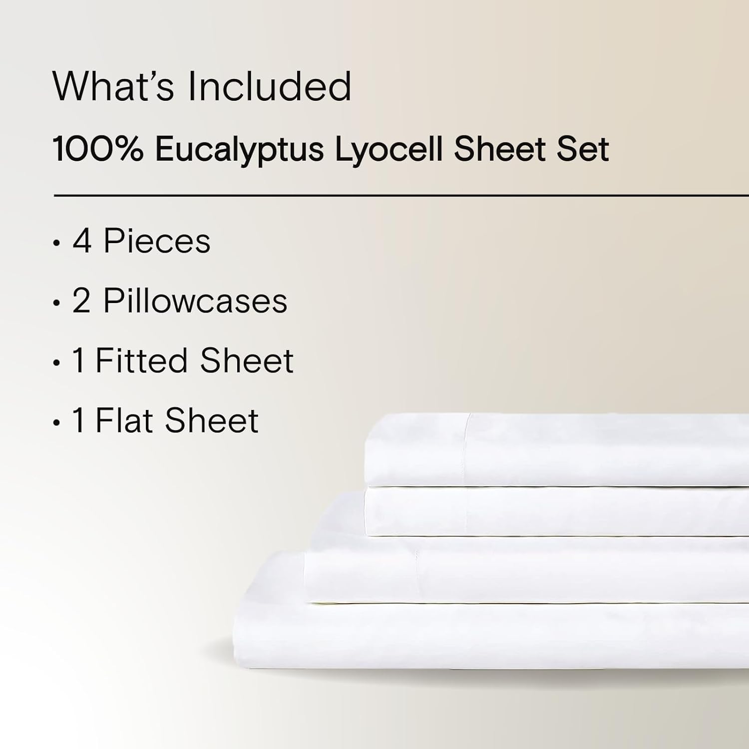 Sijo Juego de sábanas prémium 100% Lyocell de bambú, 3 o 4 piezas, 2 fundas de almohada, 1 sábana bajera ajustable y 1 sábana encimera opcional