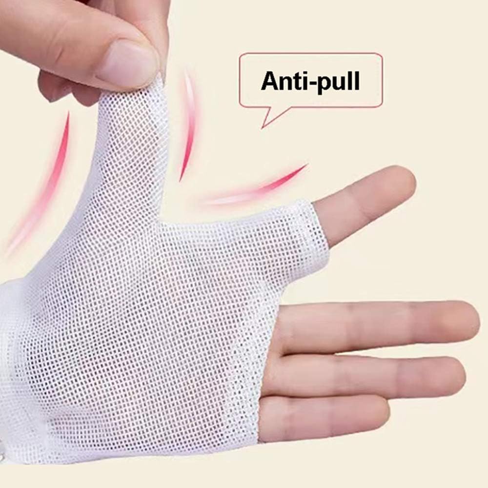 4 piezas de tope de succión de pulgar para niños, parada de bebé, protector de pulgar para succión de pulgar (XM)