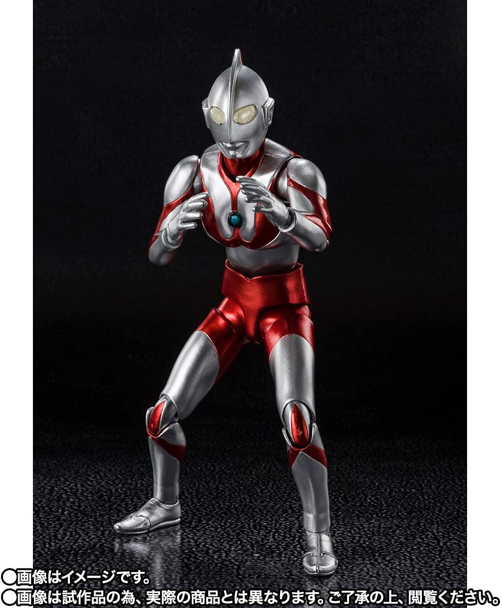 Bandai Spirits S.H. Figuarts Ultra Man 55th Anniversary Version, PVC and ABS, Total Height Approx. 5.9 inches (150 mm), Painted Action Figure