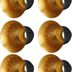 6 piezas de repuesto para ventilador de techo con diseño de crisantemo con adaptador de 1-58 pulgadas, ALUCSET de 4.5 pulgadas de altura y 4-34 6 piezas de repuesto para ventilador de techo con diseño de crisantemo con adaptador de 1-58 pulgadas, ALUCSET de 4.5 pulgadas de altura y 4-34