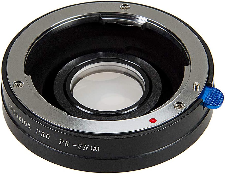 Fotodiox Adaptador de montaje de lente compatible con lentes SLR Pentax K Mount (PK) a Sony Alpha A-Mount (y Minolta AF) cuerpo de cámara SLR