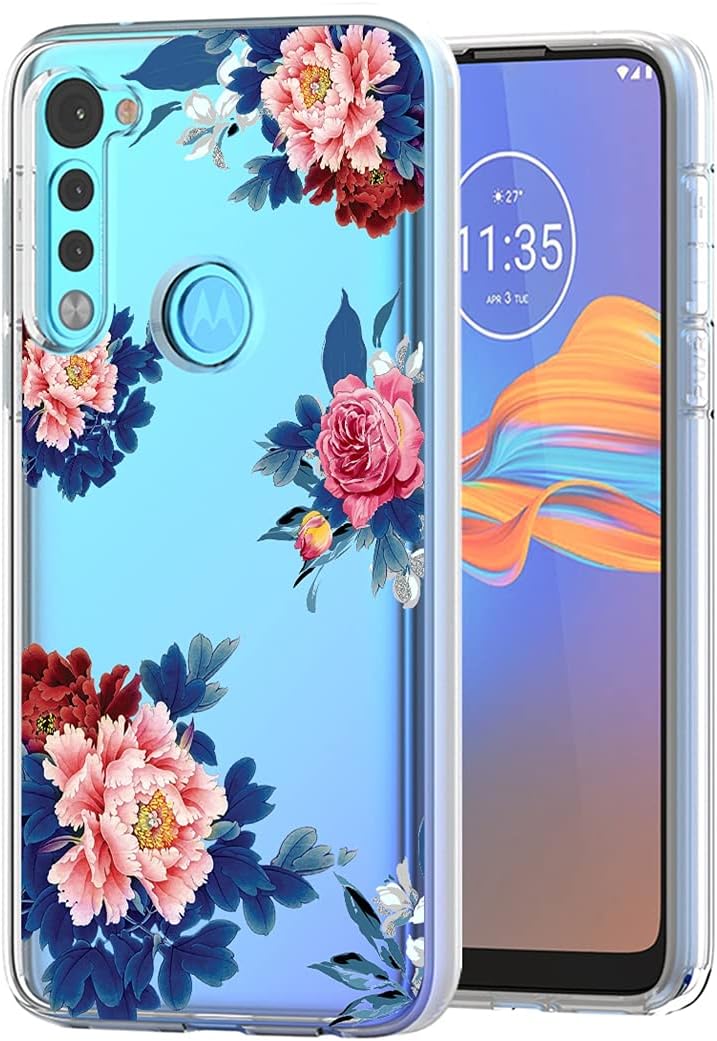 Tothedu Funda protectora para Moto G Stylus 2020, Motorola G Stylus para niñas, transparente, delgada, a prueba de golpes, suave, flexible, de