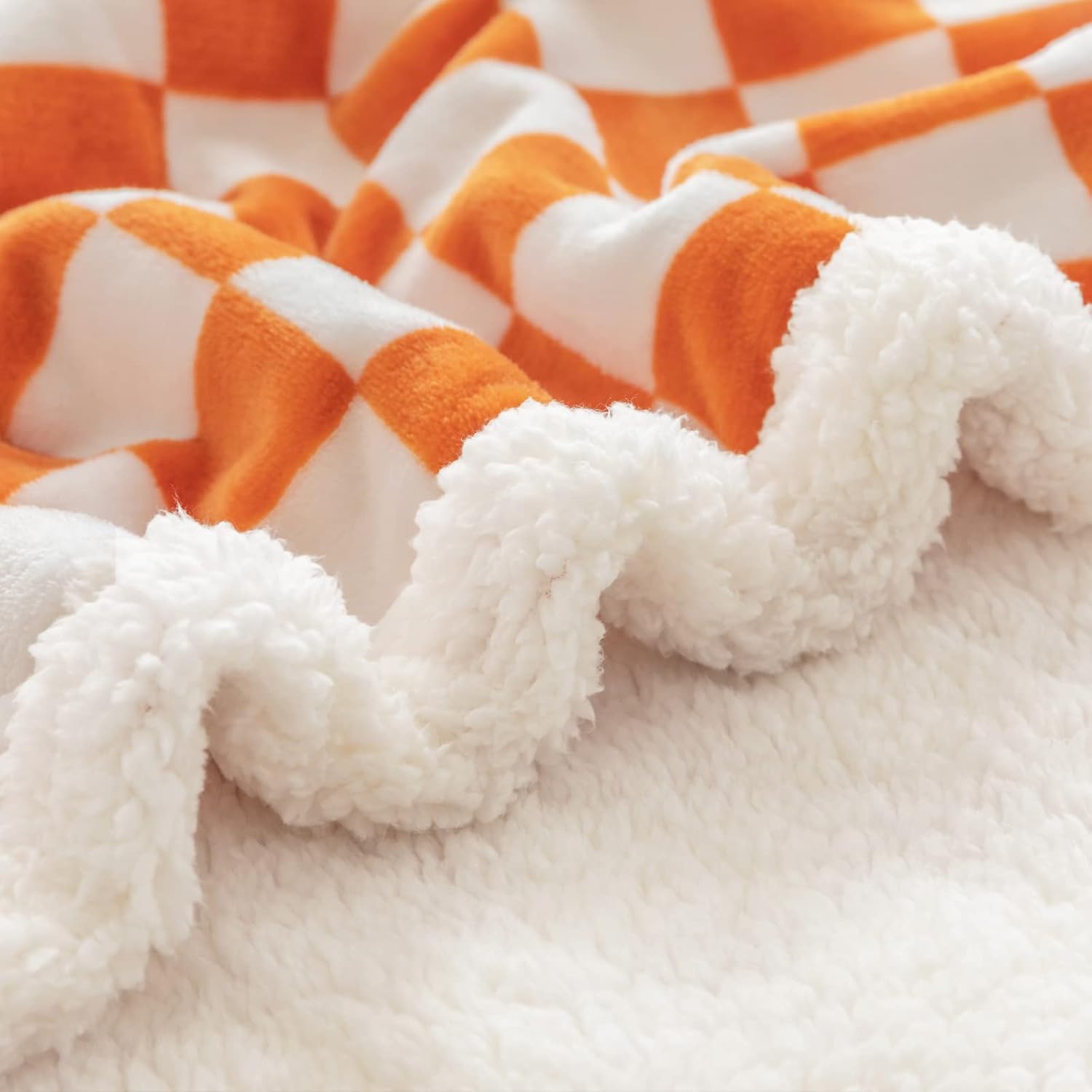 LOMAO Manta Sherpa de vellón con patrón de cuadros suave, gruesa manta para sofá y cama, lujosa, cálida y acogedora para todas las estaciones (color