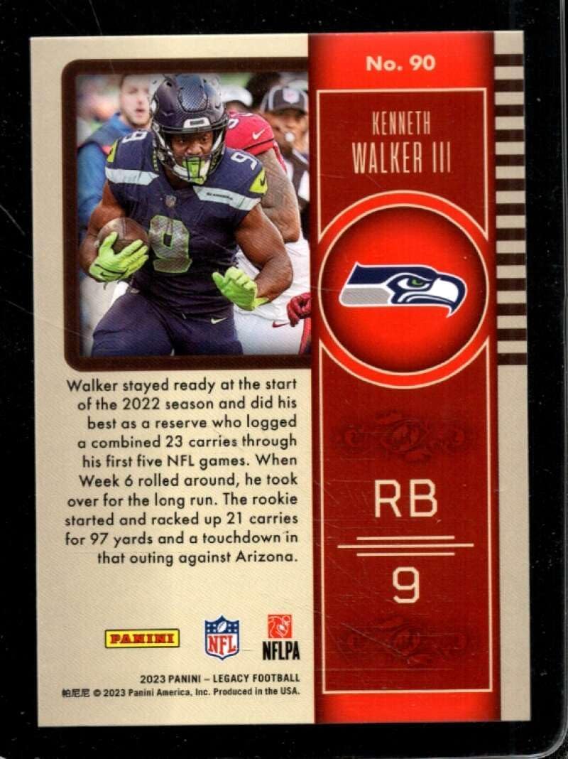 2023 PANINI LEGACY #90 KENNETH WALKER III NMMT SEAHAWKS