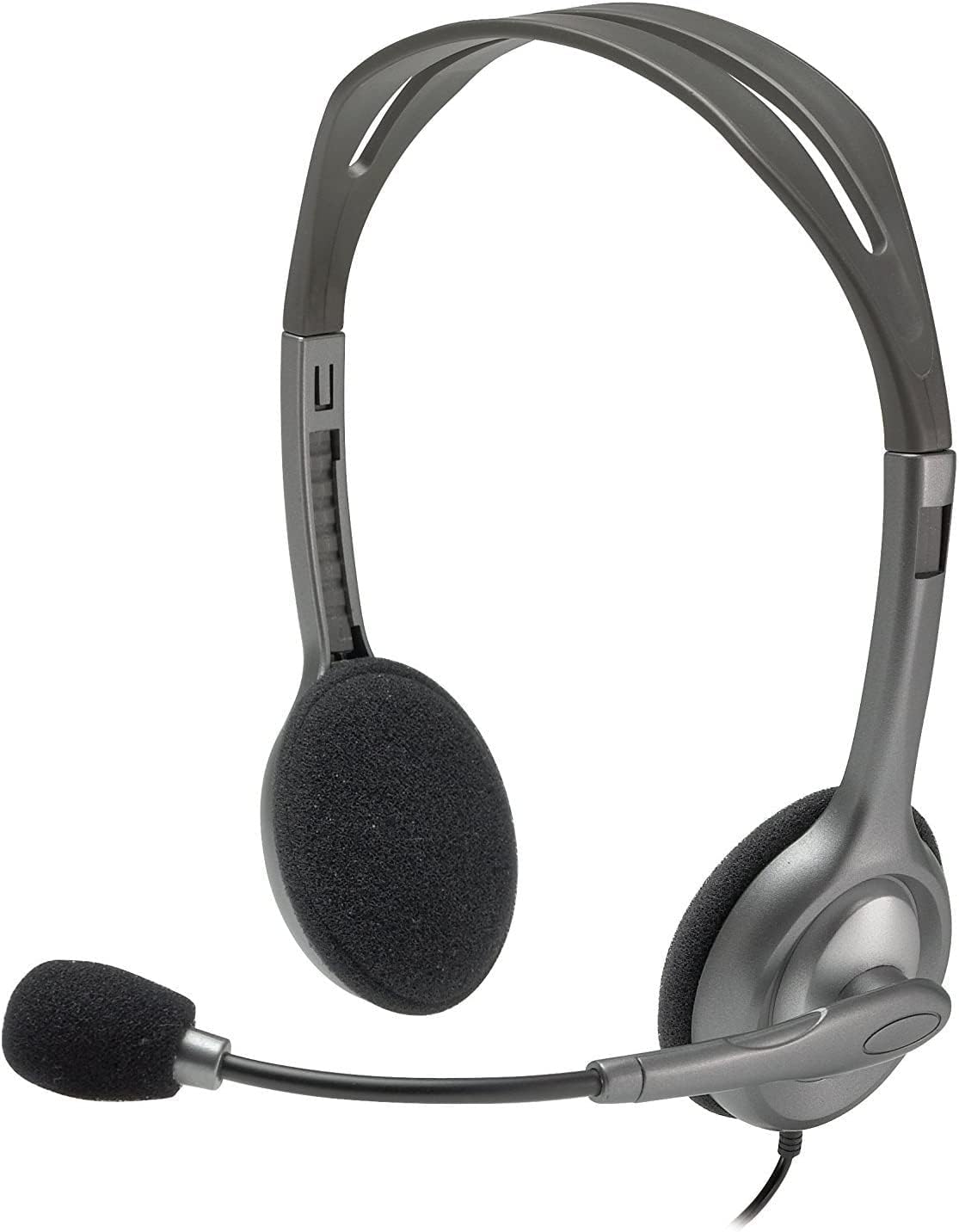 Logitech Auriculares estéreo H111H110 con micrófono con cancelación de ruido